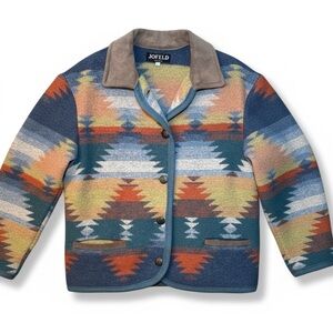 Vintage Jofeld Southwestern Print Wool Jacket